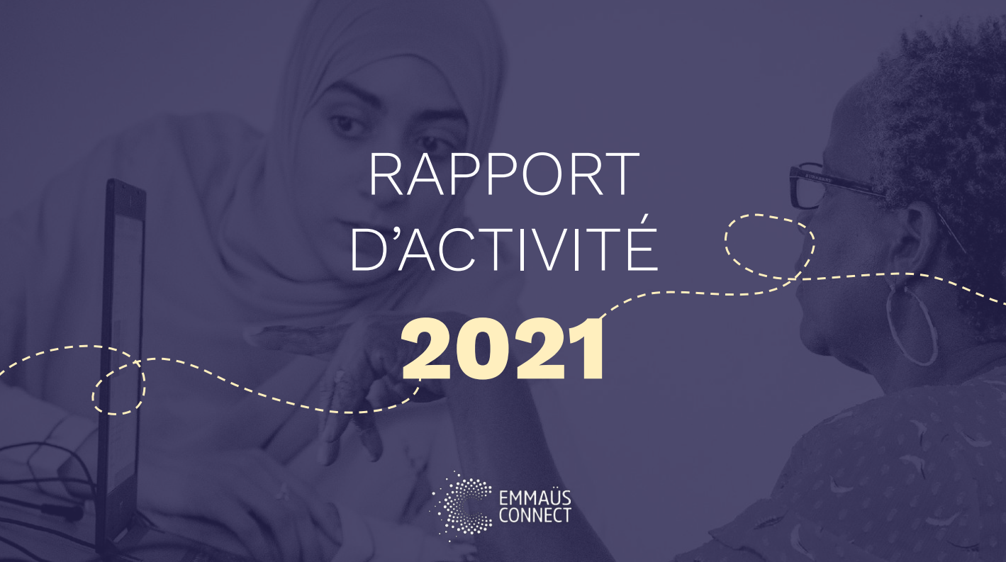 Couverture Rapport d'activité 2022 - Emmaüs Connect