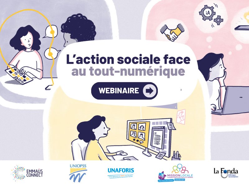 Webinaires : L’action sociale face au tout-numérique
